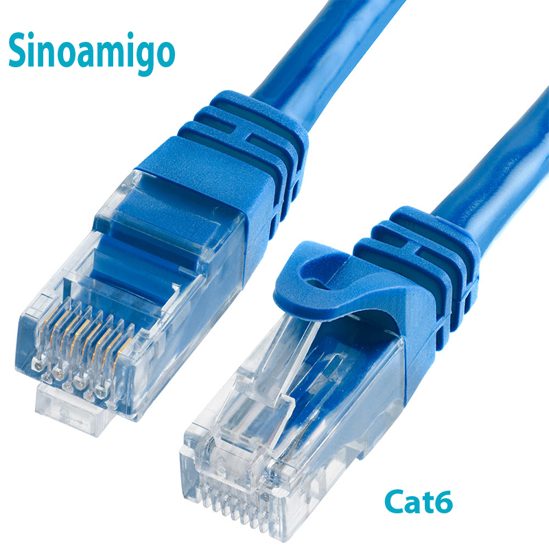 Dây nhảy cat6 dài 10m sinoamigo SN-20109 cao cấp  100% đồng tiết diện 24AWG